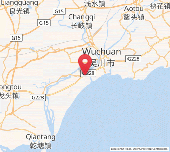 Map of Tangwei, Guangdong