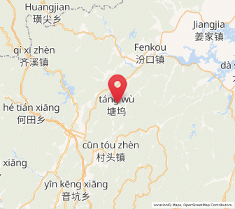 Map of Tangwu, Zhejiang
