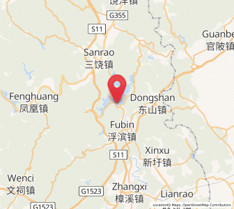 Map of Tangxi, Guangdong