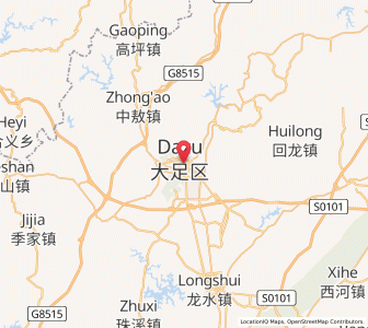 Map of Tangxiang, Chongqing
