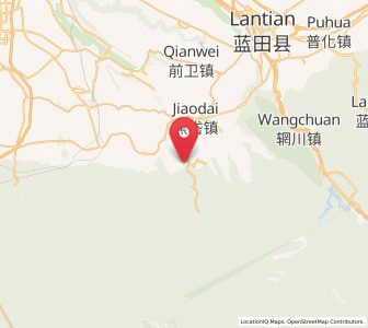 Map of Tangyu, Shaanxi