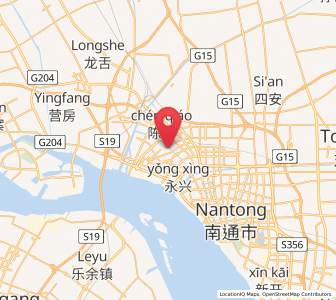 Map of Tangzha, Jiangsu