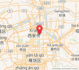 Map of Tanjia, Shaanxi