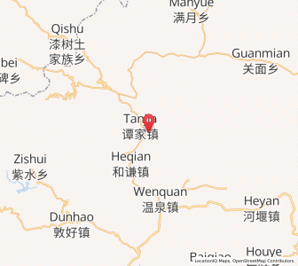 Map of Tanjia, Chongqing