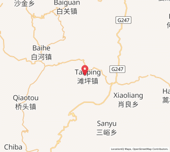 Map of Tanping, Gansu