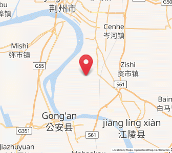 Map of Tanqiao, Hubei