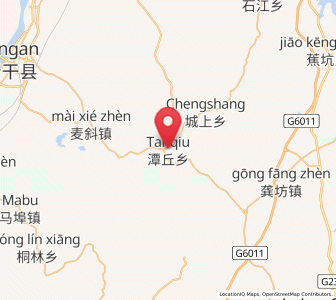Map of Tanqiu, Jiangxi