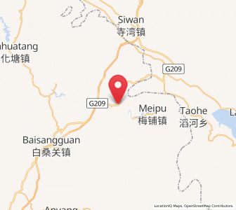 Map of Tanshan, Hubei
