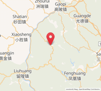 Map of Tanshan, Guangdong