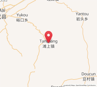 Map of Tanshang, Shanxi