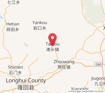 Map of Tantou, Hunan