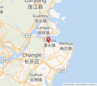 Map of Tantou, Fujian