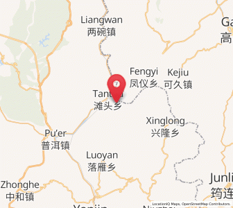 Map of Tantouchang, Yunnan