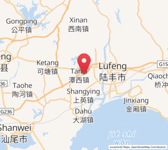 Map of Tanxi, Guangdong