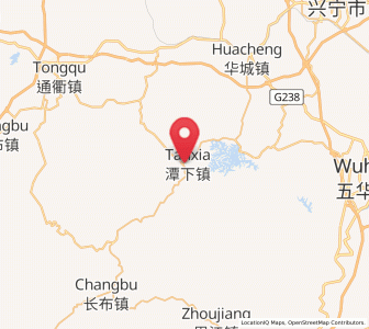 Map of Tanxia, Guangdong