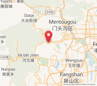 Map of Tanzhesi, Beijing