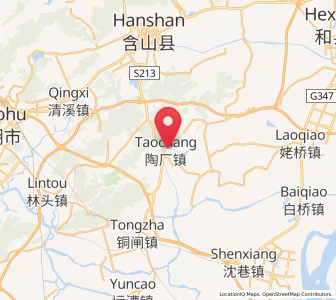 Map of Taochang, Anhui