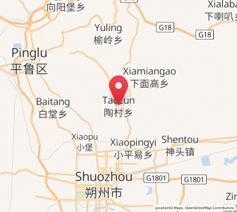 Map of Taocun, Shanxi