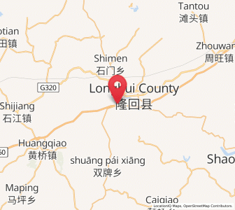 Map of Taohong, Hunan