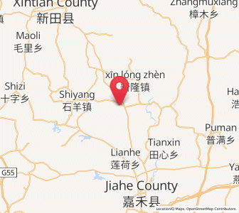 Map of Taoling, Hunan