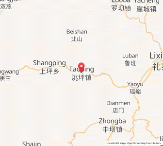 Map of Taopingxiang, Gansu