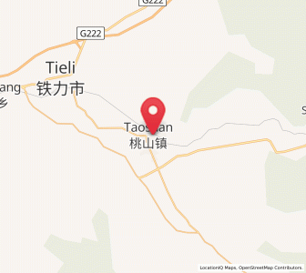 Map of Taoshan, Heilongjiang