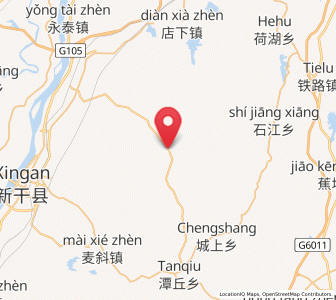 Map of Taoxi, Jiangxi