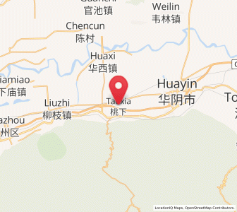 Map of Taoxia, Shaanxi