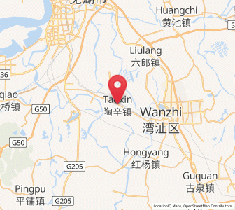 Map of Taoxin, Anhui