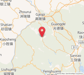 Map of Taoyuan, Guangdong