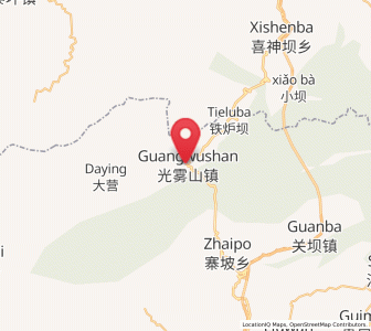 Map of Taoyuan, Sichuan