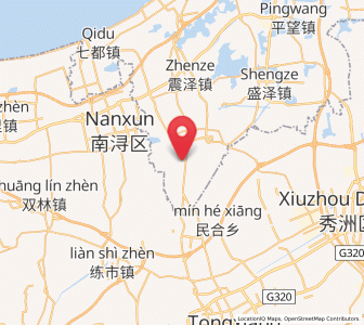 Map of Taoyuan, Jiangsu