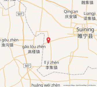 Map of Taoyuan, Jiangsu