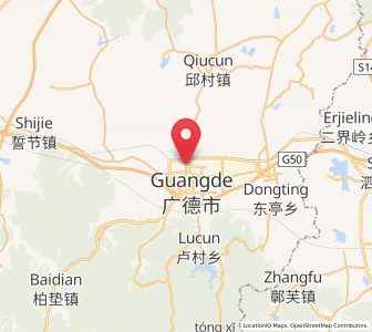 Map of Taozhou, Anhui