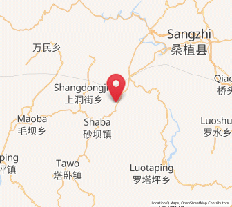Map of Taozixi, Hunan