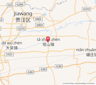 Map of Tashan, Jiangsu
