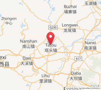 Map of Tatou, Guangdong