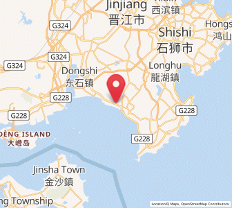 Map of Tatou, Fujian