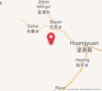 Map of Tawan, Qinghai