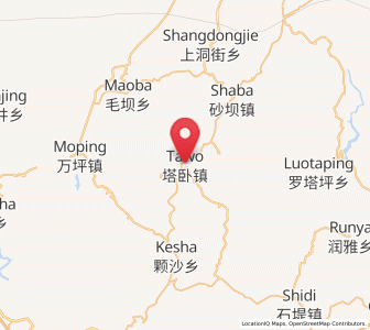 Map of Tawo, Hunan