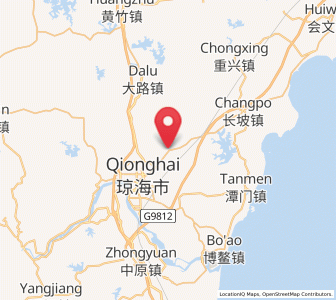 Map of Tayang, Hainan