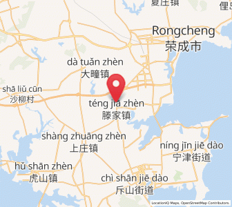 Map of Tengjia, Shandong