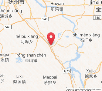 Map of Tengqiao, Jiangxi
