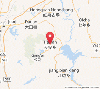 Map of Tian’an, Hainan