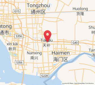 Map of Tianbu, Jiangsu