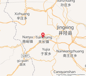Map of Tianchang, Hebei