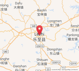 Map of Tianchi, Sichuan