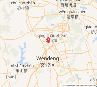 Map of Tianfu, Shandong
