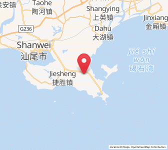 Map of Tiangan, Guangdong