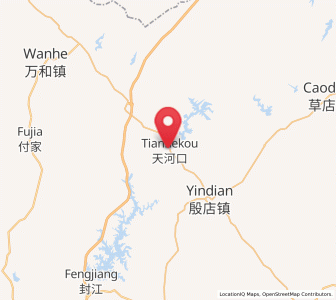 Map of Tianhekou, Hubei